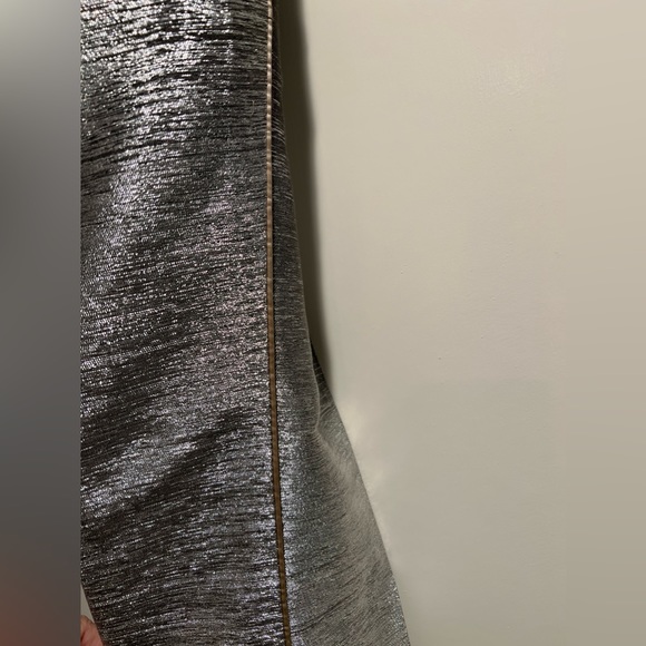 DOLCE & GABBANA METALLIC TROUSER PANT W/PIN STRIPE - EU size 40 - Picture 10 of 16